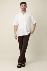 PACIFIC BREEZE KNIT SHIRT-WHITE