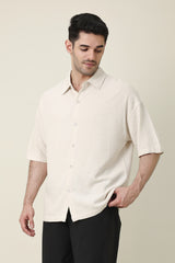SUMMER DRIFT CASUAL SHIRT-BEIGE