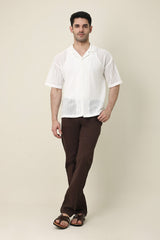 LACEKNIT MODERN CLASSIC SHIRT-WHITE