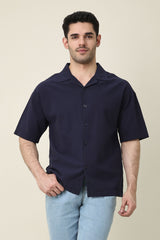 FLOWSTRUCT BUTTON SHIRT-DK/BLUE
