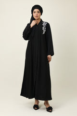 NATURAL ELEGANCE ABAYA-BLACK