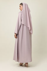 NATURAL ELEGANCE ABAYA-LAVENDER