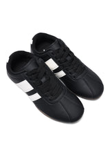 ICON STRIPE SNEAKERS-BLACK