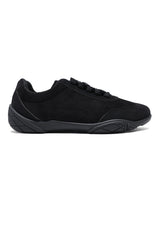 RIBBON CHARM SNEAKERS-BLACK