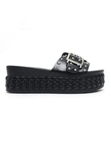MIDSOLE BRAID COMFY-BLACK