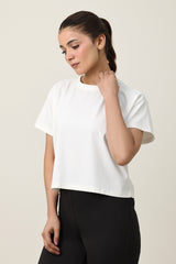 PURE MOTION SHORT T-SHIRT-WHITE
