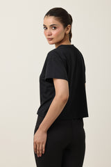 PURE MOTION SHORT T-SHIRT-BLACK