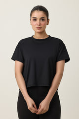 PURE MOTION SHORT T-SHIRT-BLACK