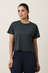 PURE MOTION SHORT T-SHIRT-GREY