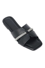 DIAMOND STRIKE SLIDE-BLACK