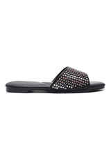MOSAIC GLAM SLIDES-BLACK