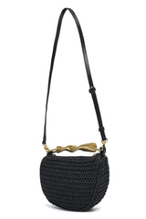 STYLISH SHOULDER CLUTCH-BLACK