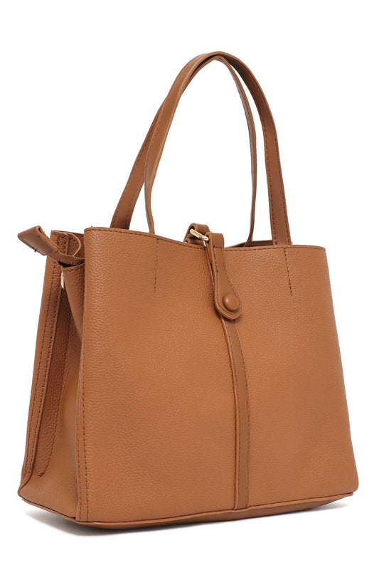 NIGHT LUXE CHAINBAG-BROWN