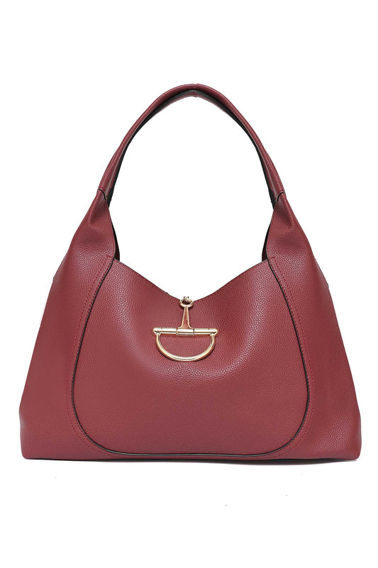 RIVIERA ARCH HAND BAG-RED