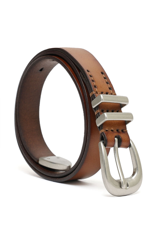 STONELOCK DUAL-LOOP BELT-BROWN