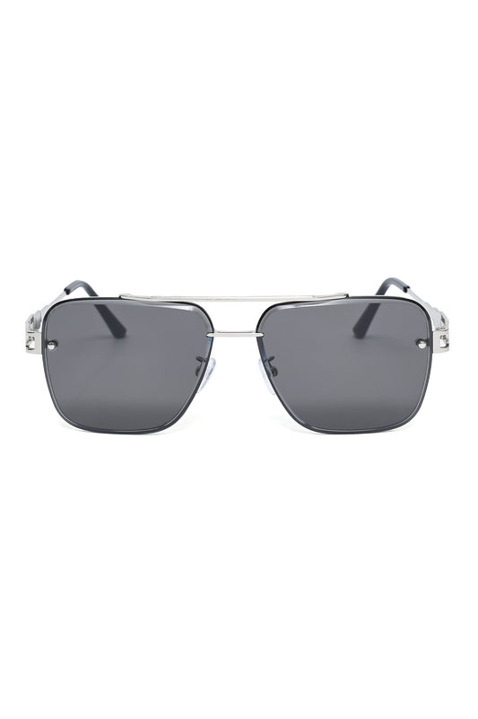 PRECISION RIM SQUARE SHADES-SILVER