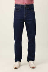 DENIM CUT BOTTOM-INDIGO