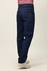DENIM CUT BOTTOM-INDIGO