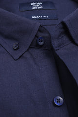 SMART WEAVE SHIRT-NAVY
