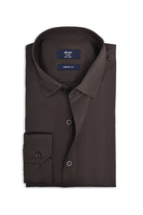 MICRO PATTERN OFFICE SHIRT-BLK