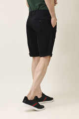 PRIME CASUAL SHORTS-BLACK