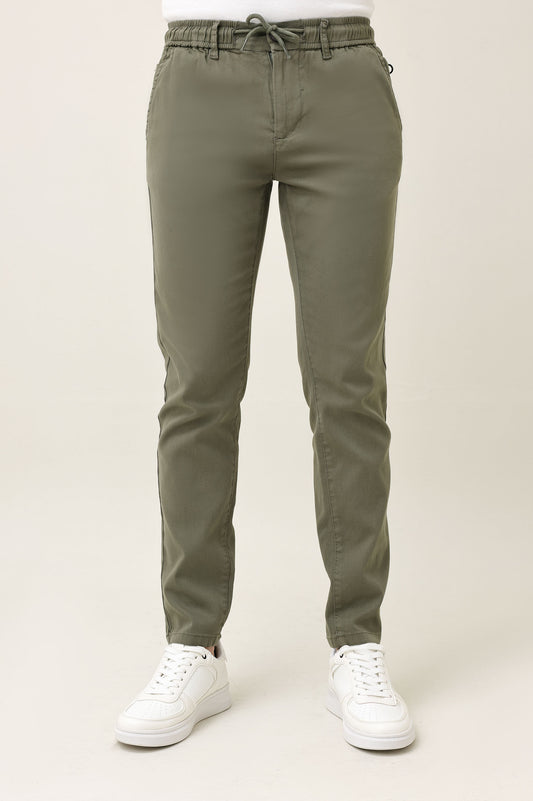 STRUCTURE FLEX TROUSER-OLIVE