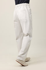 SMART FALL CASUAL BOTTOM-ASH/WHT