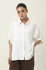 MAJESTIC FALL CASUAL SHIRT-WHITE