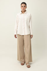 NOBLE TOUCH SHIRT-BEIGE