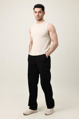 PURE FORM MUSCLE TEE-BEIGE