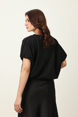 EASY FIT TOP-BLACK