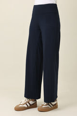 PURE COMFORT WIDE TROUSER-NAVY