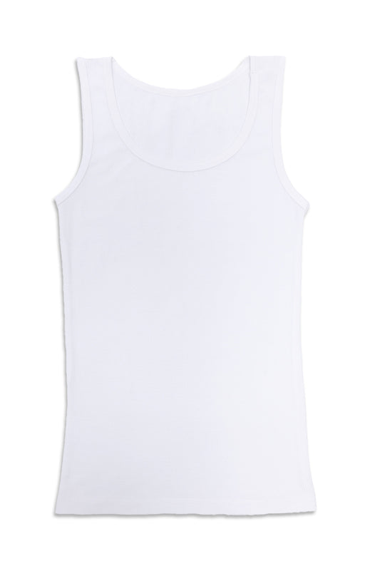 COMFORT ATHLETIC VEST-WHITE