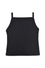 SQUARE-NECK CAMISOLE-BLACK