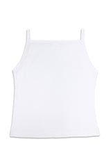 SQUARE-NECK CAMISOLE-WHITE
