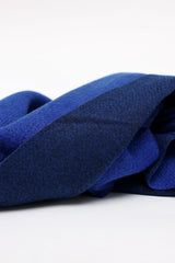 ELEGANT FRINGE SCARF-NAVY