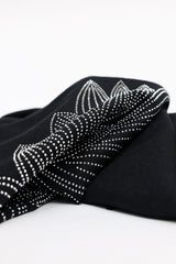 STUDDED WOOLEN SCARF