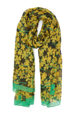 VERDANT BLOOM SCARF-YELLOW