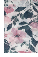 FLORAL BOOM WRAP-WHITE/PINK