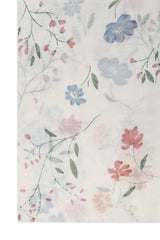 GRACEFUL FLORAL WHISPER STOLE-WHT/BLU