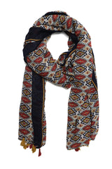 CULTURAL PATTERN DRAPE WRAP-MULTI