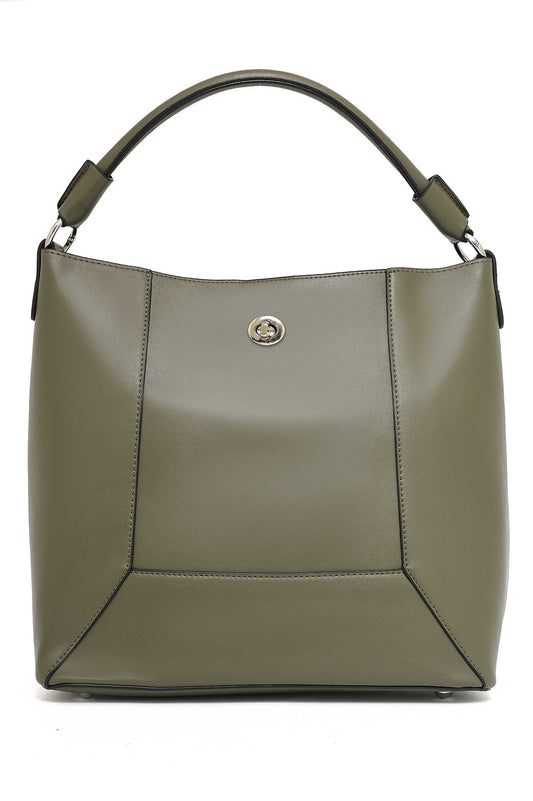 CLASSIC CARRYALL DUAL HAND BAG-GREEN