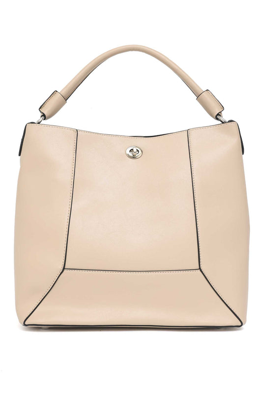 CLASSIC CARRYALL DUAL HAND BAG-APRICOT