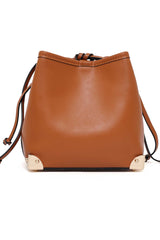 BROOKLINE RENOIR CURVED BAG-BROWN