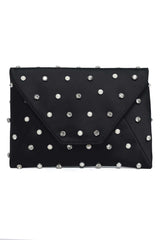 JEWEL DOT CLUTCH-BLACK