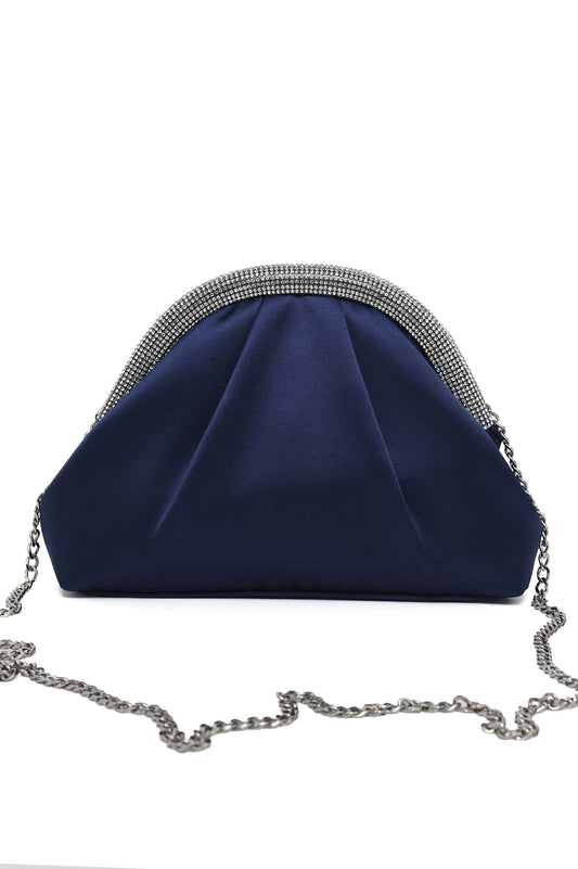OPAL EVENING CLUTCH-BLUE