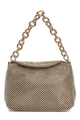 CELESTE BEAD CHAIN BAG-GOLD