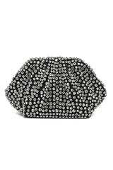 GLAM CRYSTAL CLUTCH-BLACK
