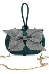 BELLE ÉTOILE EVENING WRISTLET-GREEN