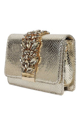 EMPERIA JEWEL CREST CLUTCH-GOLD